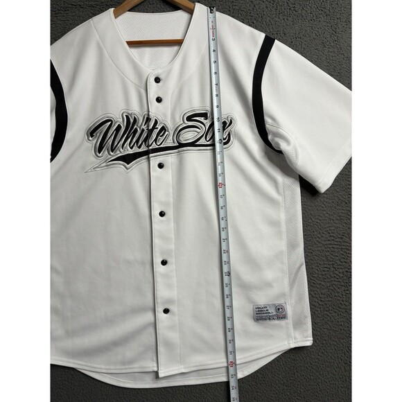 Vintage True Fan Chicago White Sox MLB Genuine Stitched Baseball Jersey Men’s XL - Picture 13 of 14